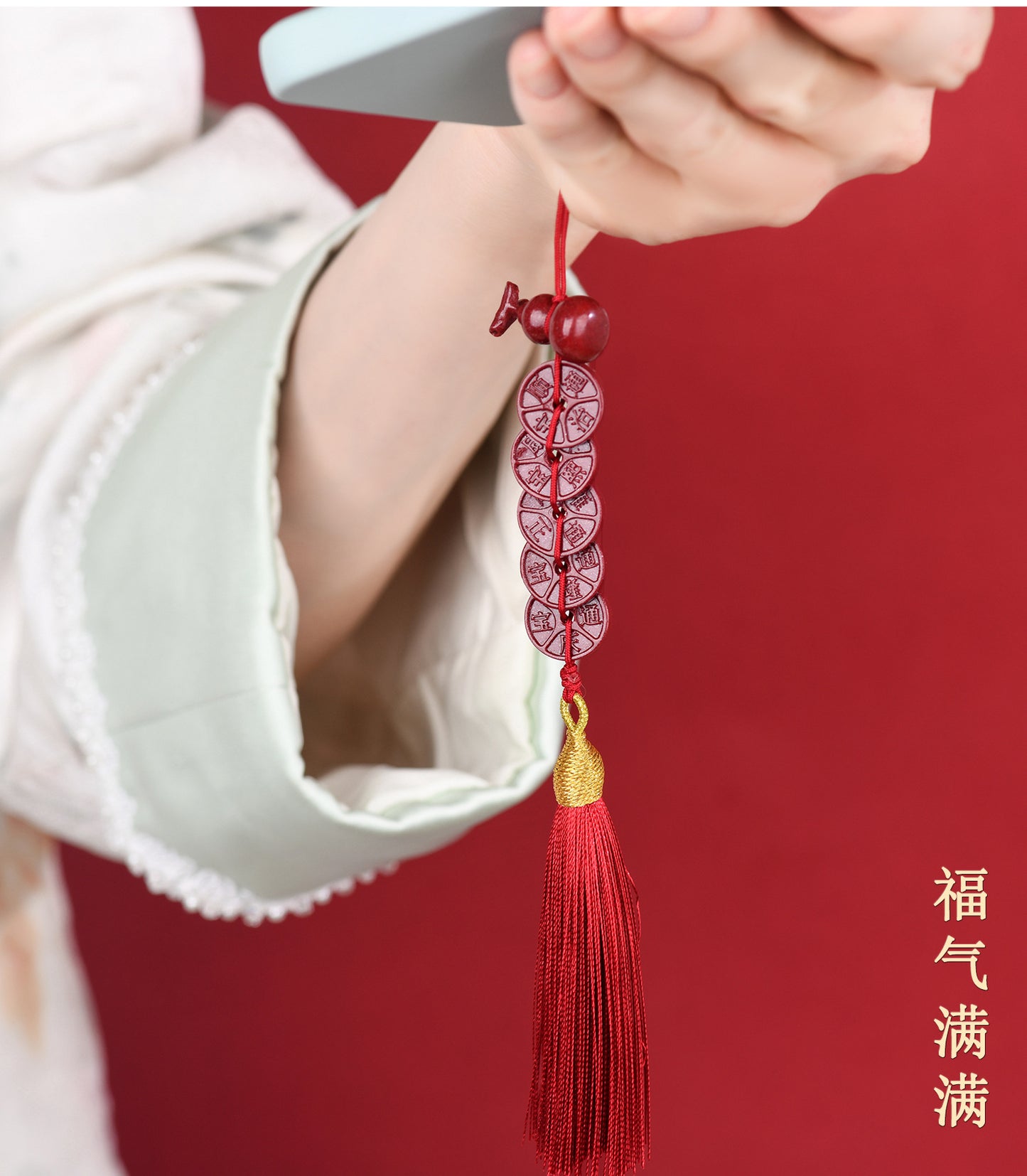 Natural Purple Gold Cinnabar Lotus Keychain - Step by Step Lotus Car Pendant for Protection & Wealth