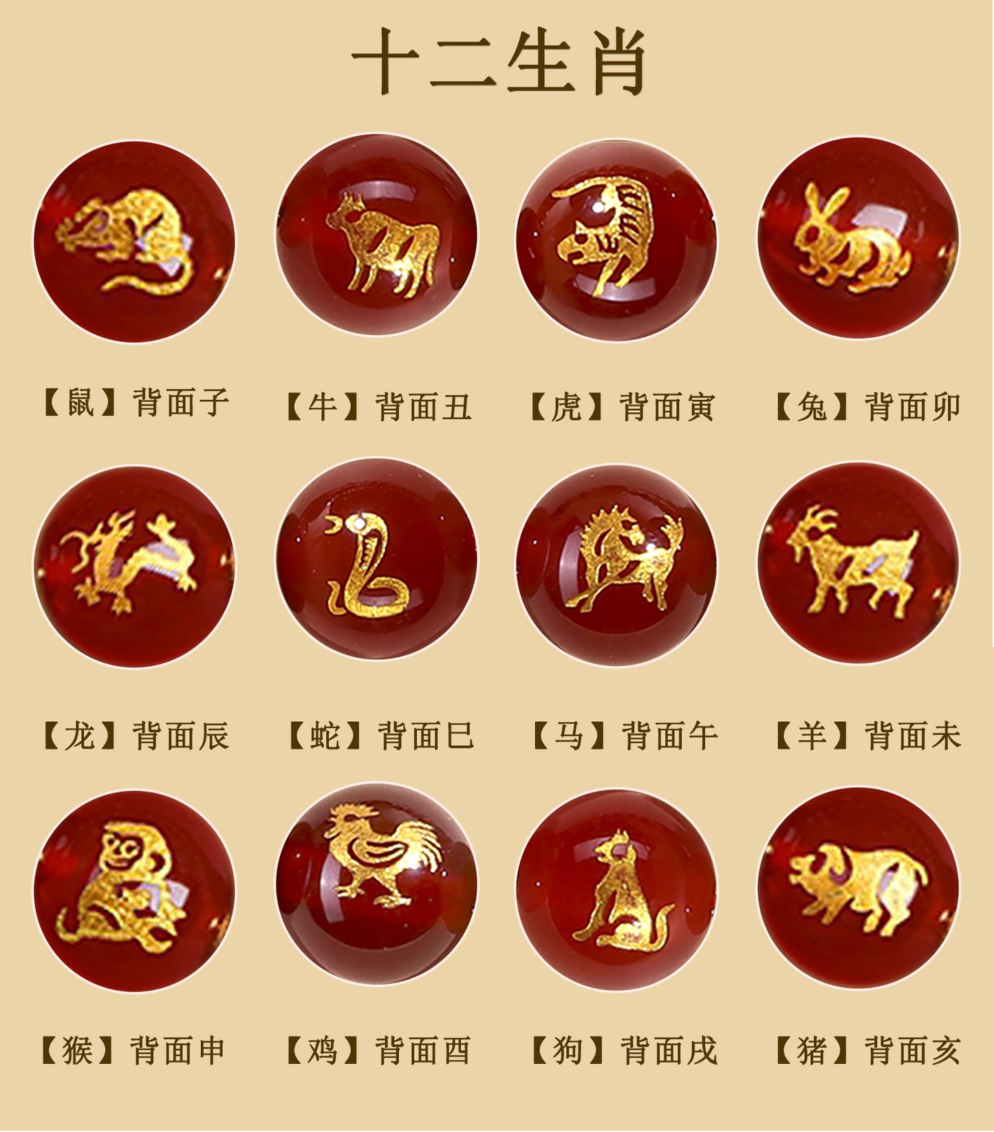 Natural Crystal Zodiac Three-Planet Bracelet - Black Gold Flexible Unisex Spiritual Amulet