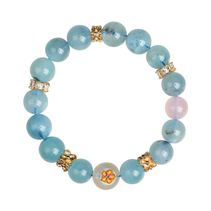 Natural Crystal Five Elements Bracelet - Balance Energy with Multi-Gemstones for Harmony