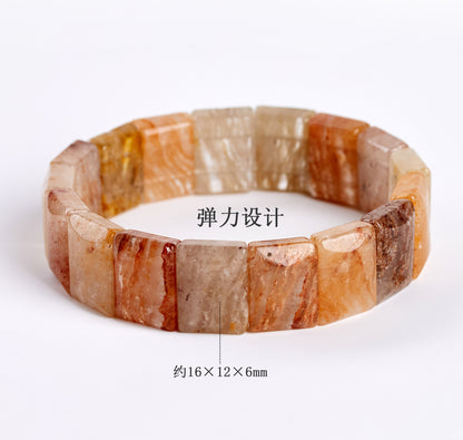 Natural Crystal Thousand Layer Phantom Bracelet for Women - Mystical Elegance & Spiritual Harmony