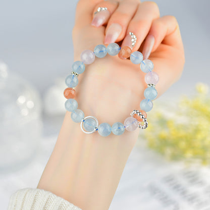 Natural Multi-Gemstone Zodiac Bracelet | Cosmic Energy & Luck Talisman for Women