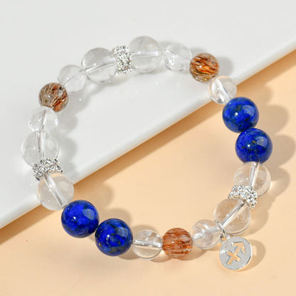 Twelve Constellations Natural Crystal Bracelet｜Spiritual Fortune & Cosmic Protection Jewelry