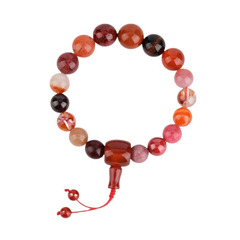 Eighteen Seeds Crystal Five Elements Bracelet - Fire Energy Balance for Couples