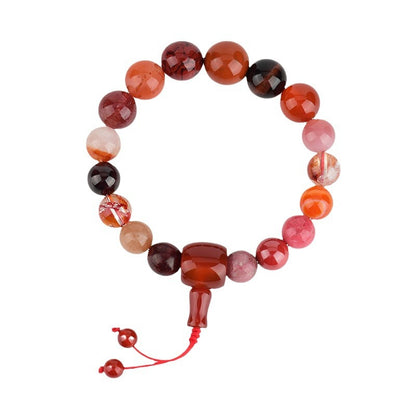 Eighteen Seeds Crystal Five Elements Bracelet - Fire Energy Balance for Couples