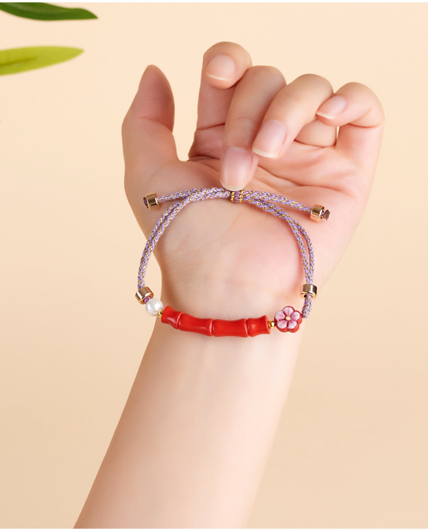 Imperial Red Cinnabar Bracelet | Natural Raw Mineral High Content Chinese Style Rope for Continuous Ascension