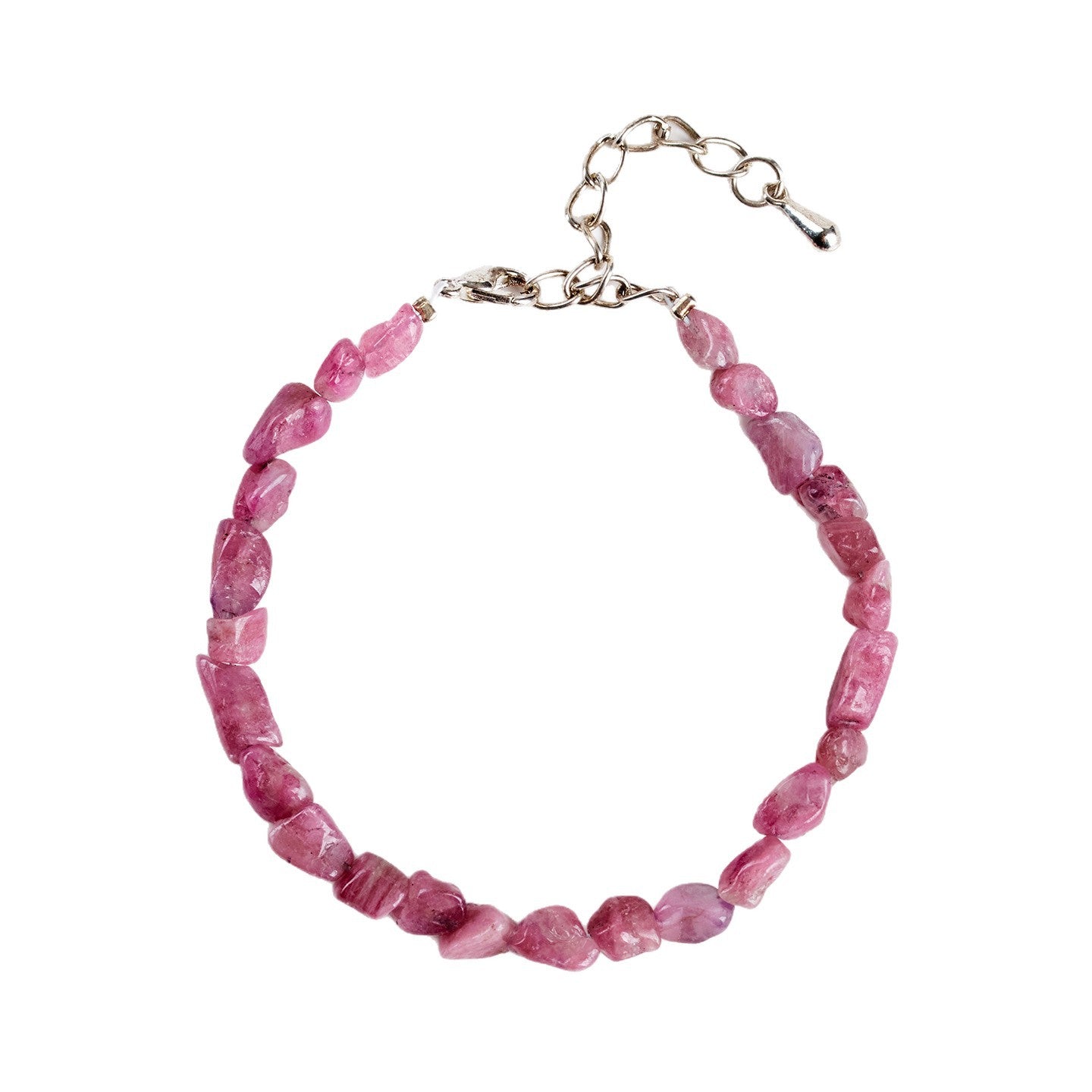 Natural Tourmaline Irregular Bracelet | Adjustable Wealth Stone for Women's Fortune