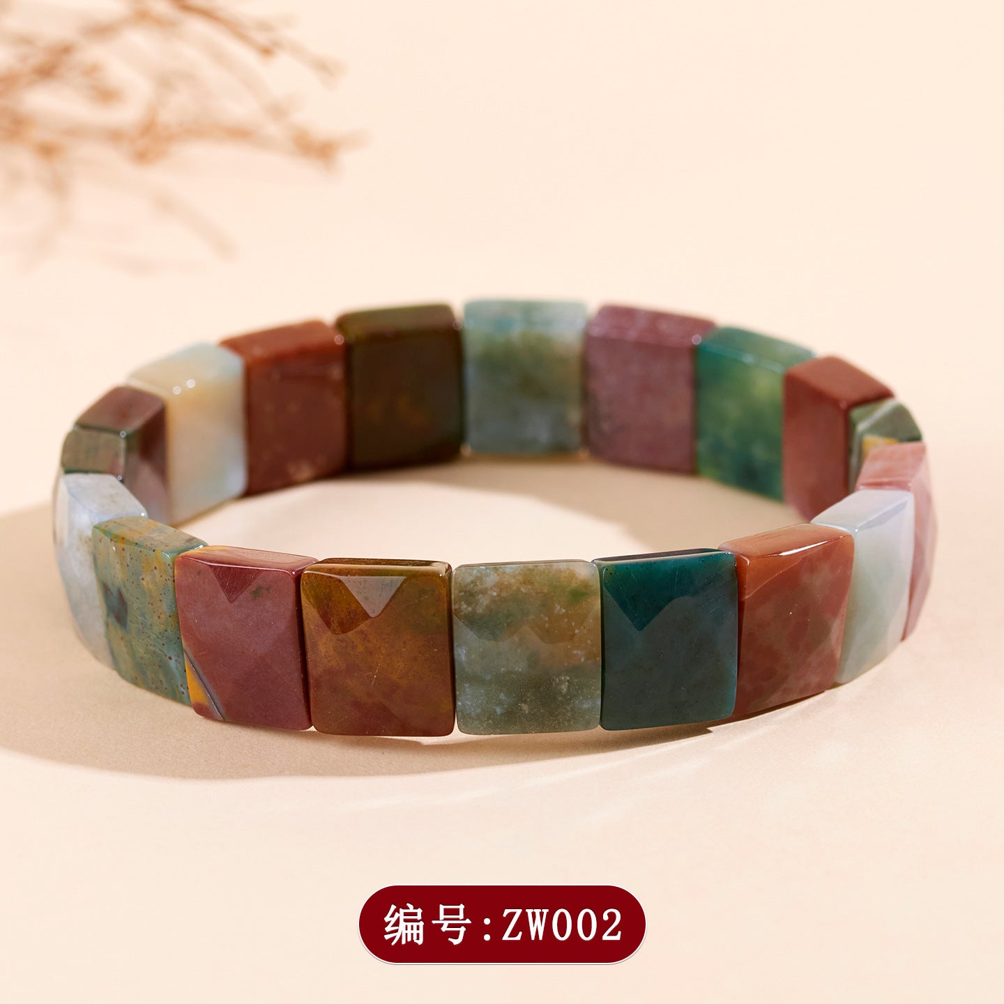 Natural Ocean Chalcedony Bracelet with Wangfu Stone - Wealth and Fortune Women's Spiritual Jewelry