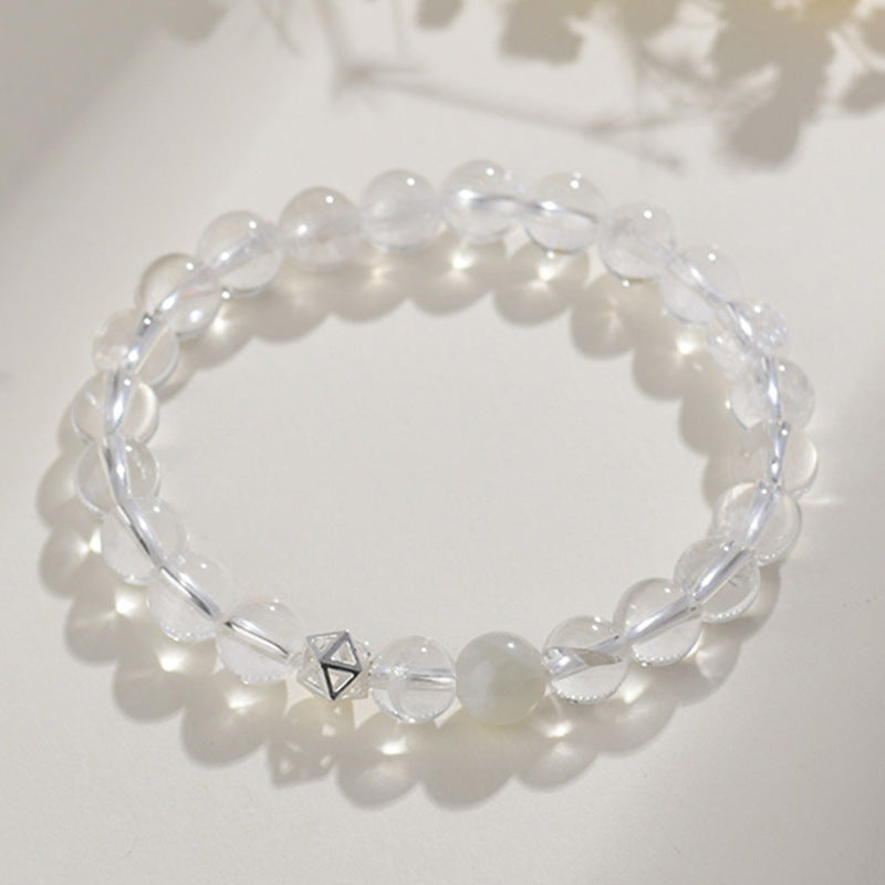 Natural Multi-Gem White Crystal Zodiac Guardian Bracelet｜Energy Stone for Protection & Harmony