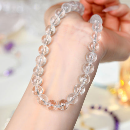 Natural White Crystal Collarbone Necklace｜Spiritual Purification & Elegance Energy Jewelry
