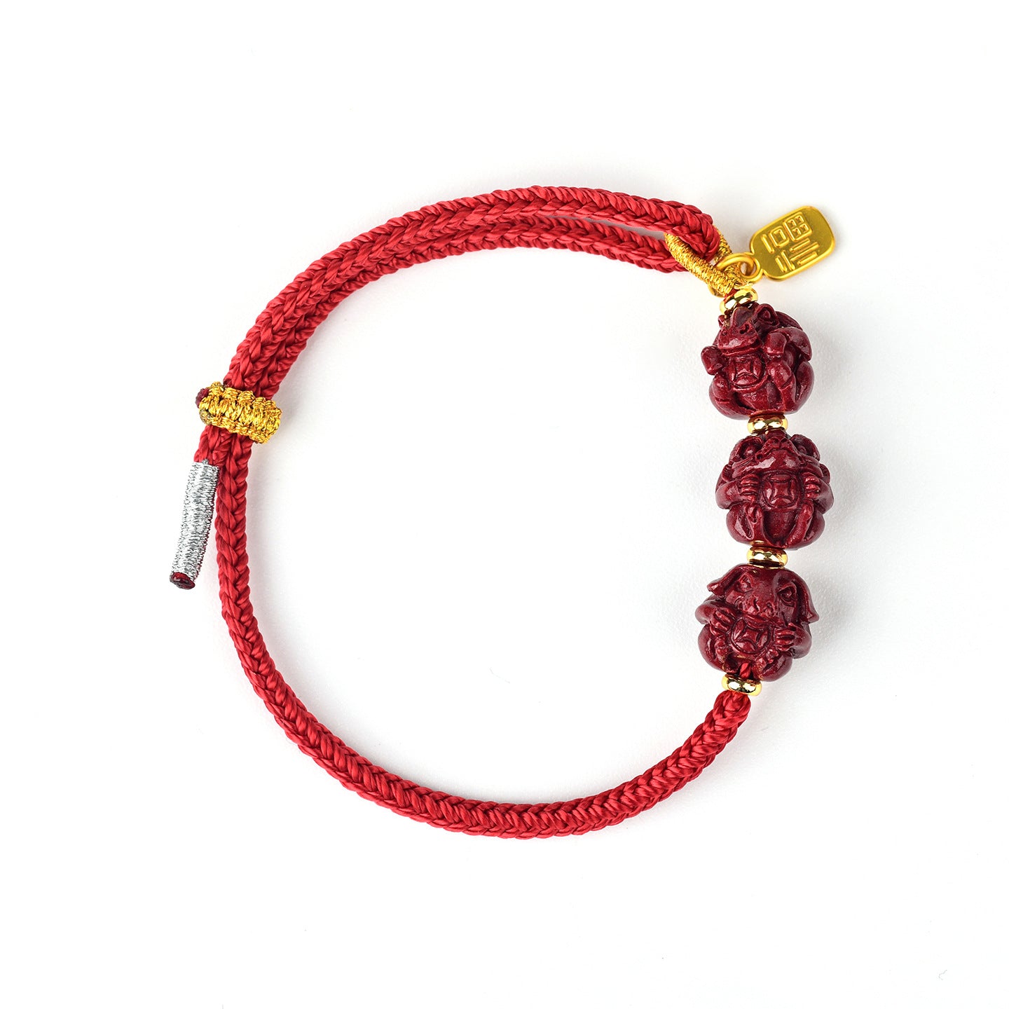 Natural Purple Gold Sand Zodiac Three-in-One Handwoven Bracelet - Spiritual Guardian & Fortune Enhancer