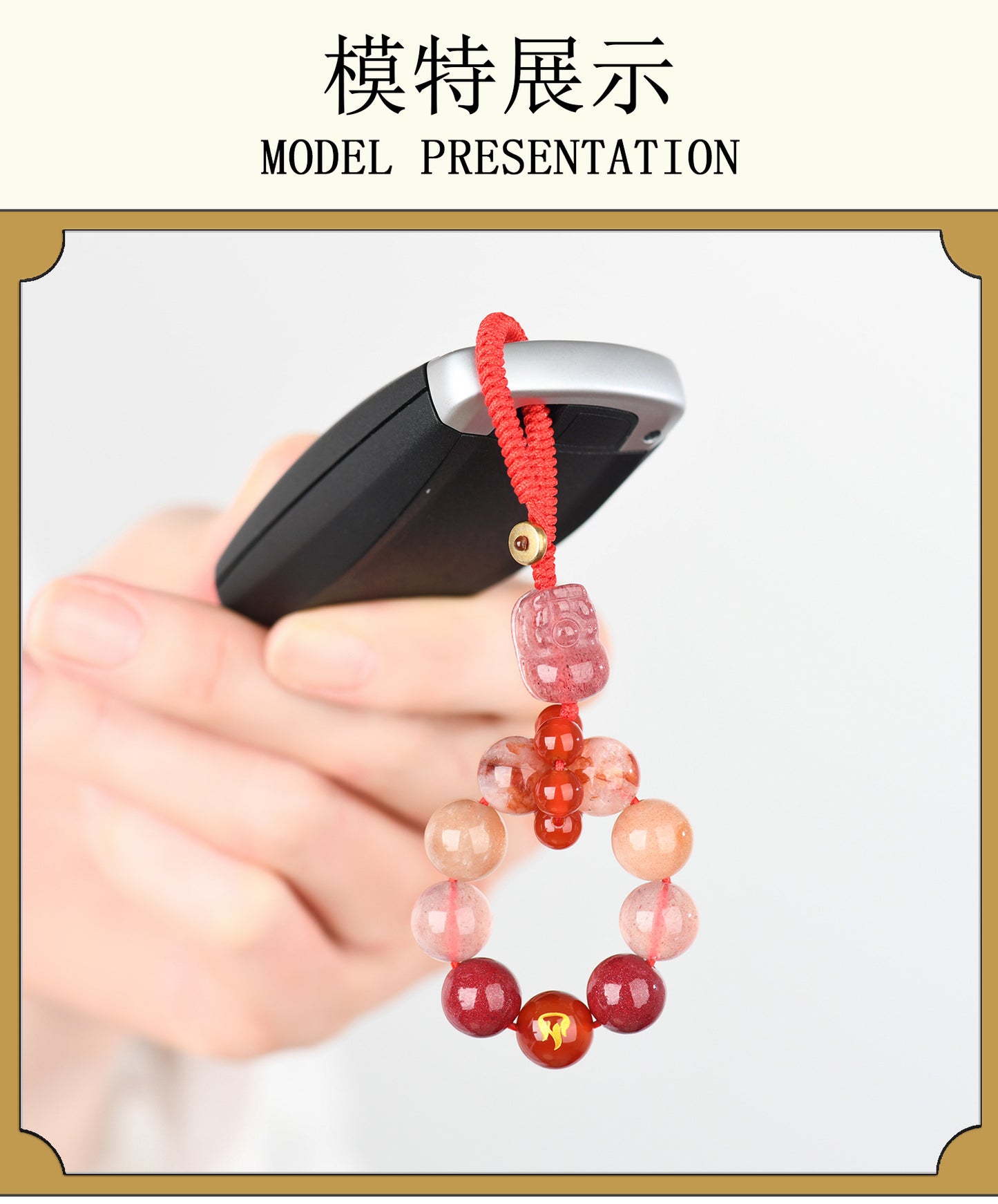 Crystal Five Elements Pixiu Keychain - Fire Energy Boost & Wealth Attraction Chinese Style Pendant