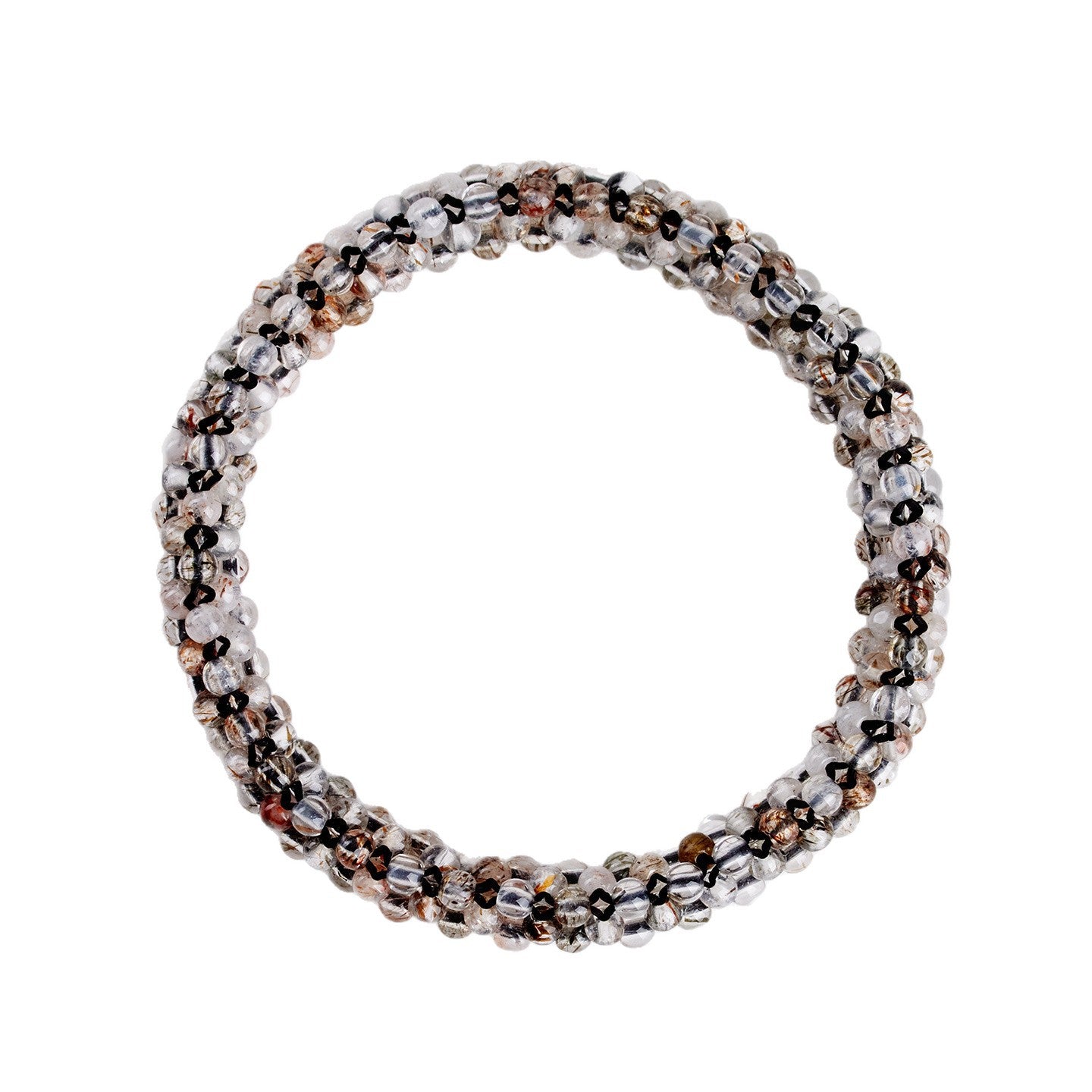 Golden Rutilated Quartz Bracelet | Wealth & Energy Crystal Jewelry for Women