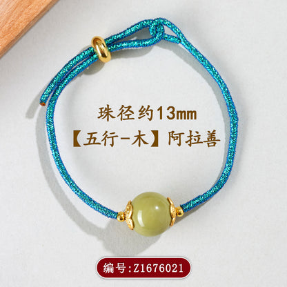 Natural Crystal Five Elements Balance Bracelet for Harmony and Luck