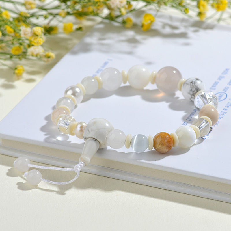 Eighteen Seeds Crystal Five Elements Harmony Bracelet for Couples - Balance and Fortune