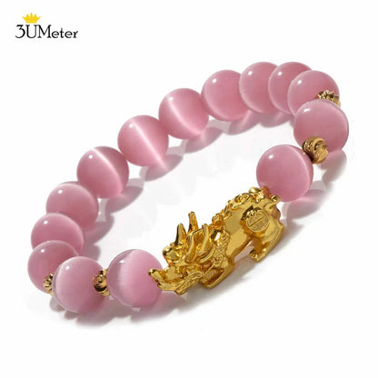 Feng Shui Bracelet Yellow crystal Porsperity Bracelet Five Elements And Four Beasts Bracelets Wealth Good Luck Unisex Jewelry