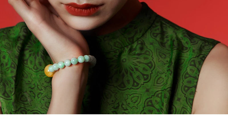 Timeless S925 18K Gold-Plated Beaded Bracelet — Statement Elegance