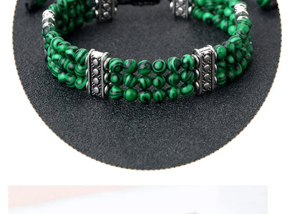 4mm虎眼石三层编织手链｜灵性护身开运手环