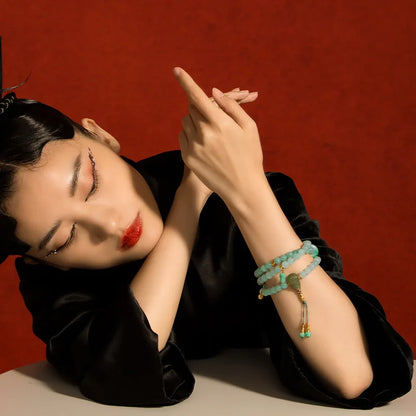 Hetian Jade Peace Buckle Bracelet — Valentine's Light Gift