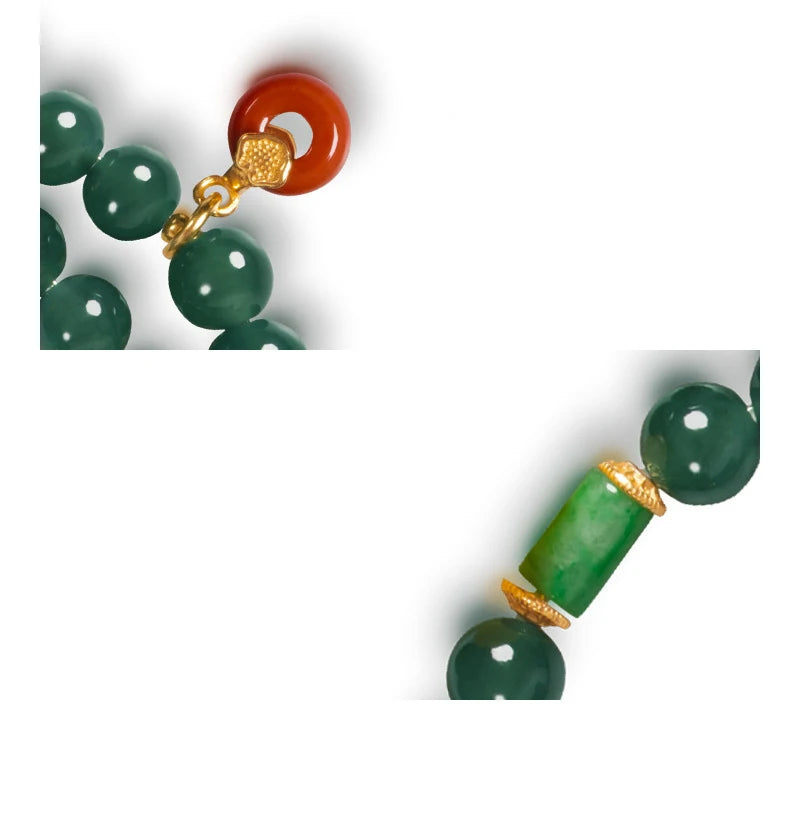 Hetian Jade Peace Buckle Bracelet — Valentine's Light Gift