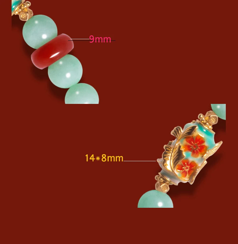 Hetian Jade Peace Buckle Bracelet — Valentine's Light Gift