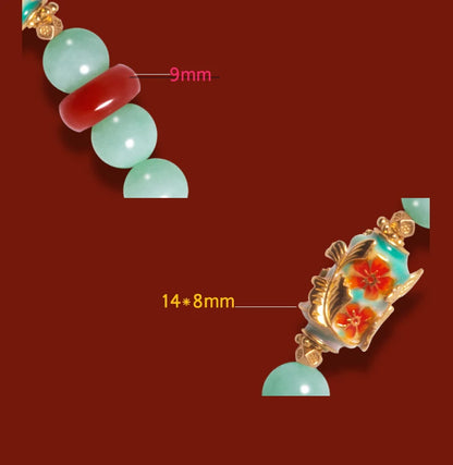 Hetian Jade Peace Buckle Bracelet — Valentine's Light Gift