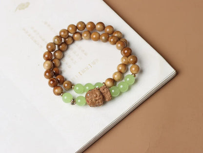 Gobi Bodhi Pearl Prayer Bracelet Desert Talisman