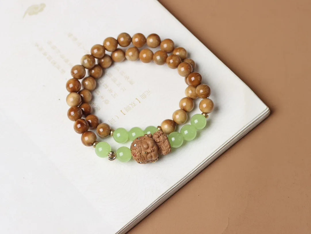 Natural Bodhi Multi-Circle Buddhist Bracelet for Men & Women