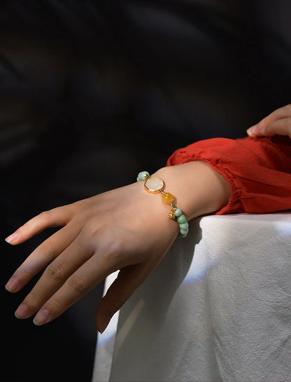 Hand-Braided White Jade Bracelet｜Adjustable Delicate Gift