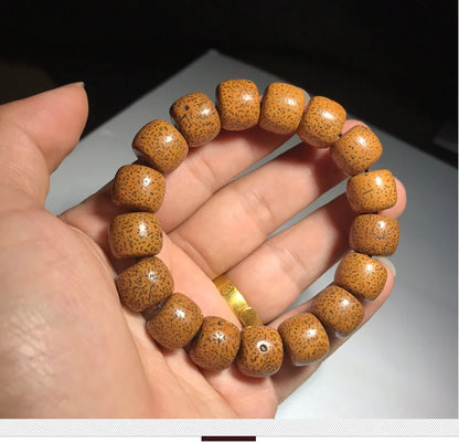 Hainan Bodhi Star-Moon Seed Bracelet — Buddhist Beads
