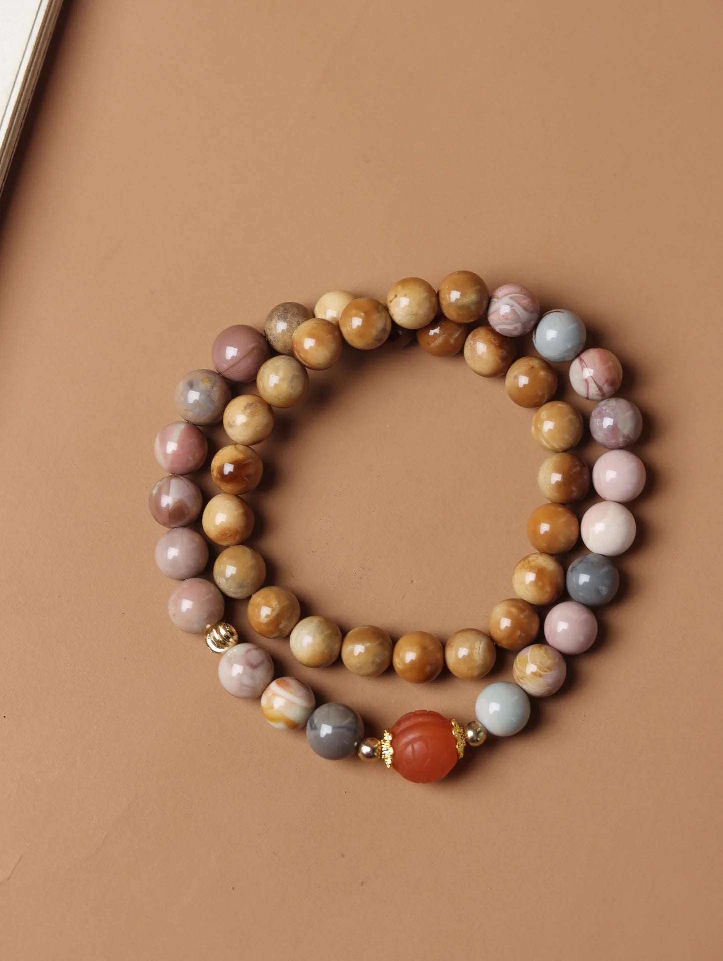 Gobi Bodhi Pearl Prayer Bracelet Desert Talisman