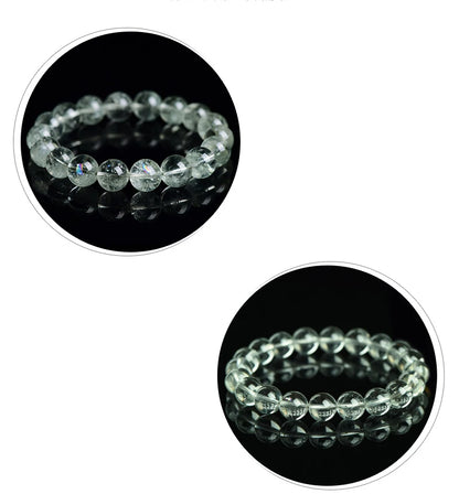 Rainbow Crystal Prosperity Bracelet | Big Crystal Wealth Beads