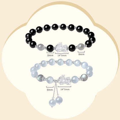 Clover Charm Rolo Chain Bracelet｜Italian-Style Silver Link