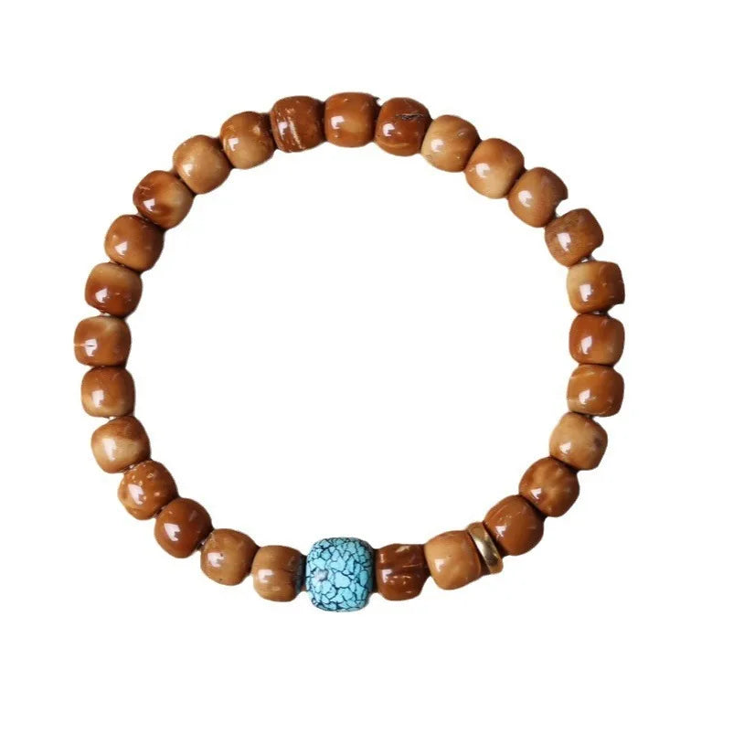 Gobi Bodhi Pearl Prayer Bracelet Desert Talisman