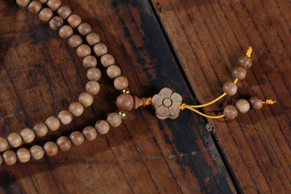 Old Sandalwood Prayer Beads Bracelet – Feng Shui Talisman