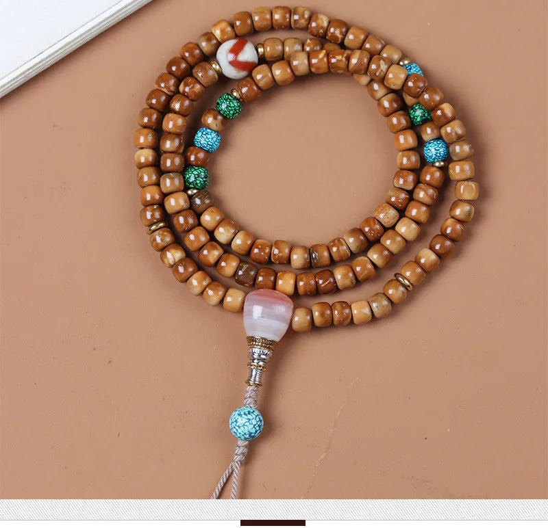 Natural Bodhi Multi-Circle Buddhist Bracelet for Men & Women