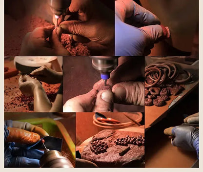 Green Sandalwood Lotus Cinnabar Bracelet — Wealth & Blessing