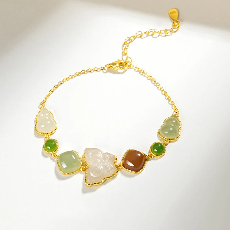 和田碧玉可调多款手链｜高端女士灵性手饰