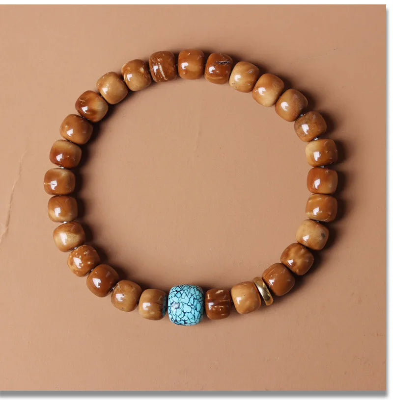 Gobi Bodhi Pearl Prayer Bracelet Desert Talisman