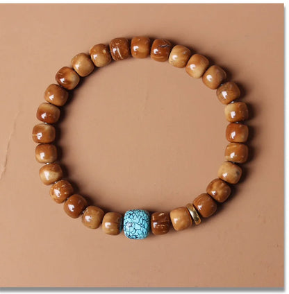 Gobi Bodhi Pearl Prayer Bracelet Desert Talisman