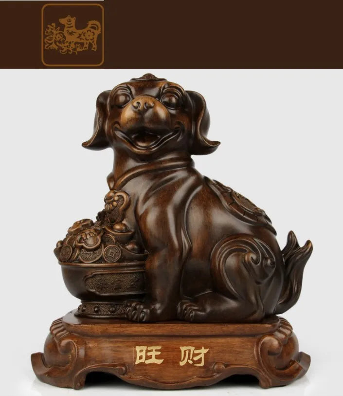 风水招财虎摆件｜镇宅纳福办公桌树脂工艺装饰