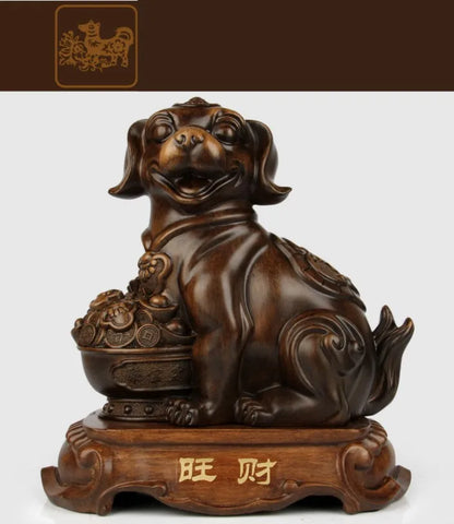 风水招财虎摆件｜镇宅纳福办公桌树脂工艺装饰