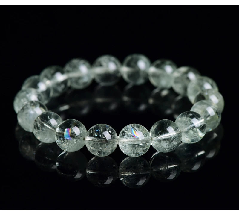 Rainbow Crystal Prosperity Bracelet | Big Crystal Wealth Beads