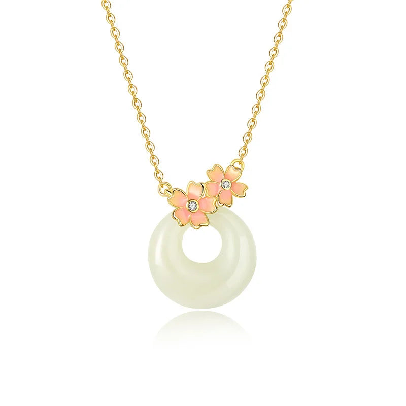 Hotan Peach Jade S925 Bracelet — Forest Aura Feng Shui