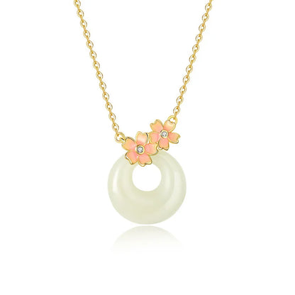 Hotan Peach Jade S925 Bracelet — Forest Aura Feng Shui