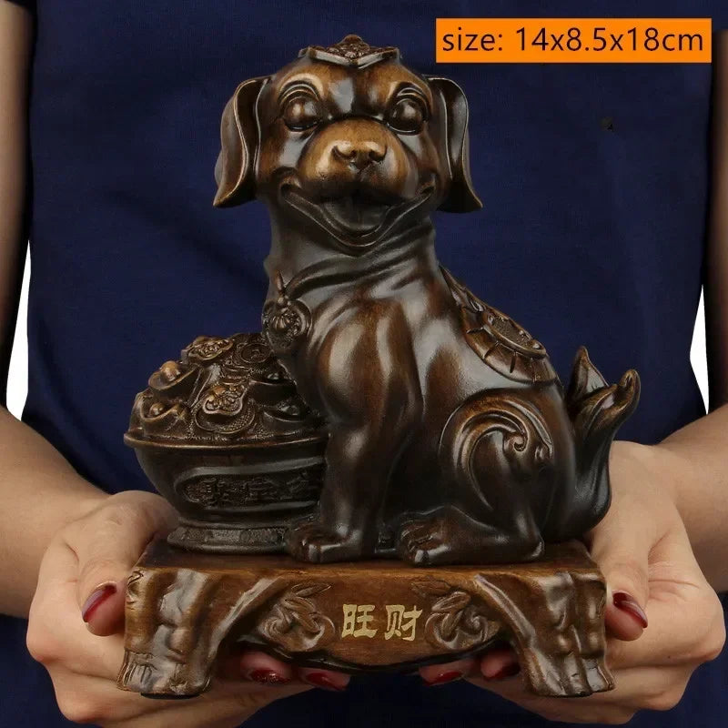 风水招财虎摆件｜镇宅纳福办公桌树脂工艺装饰