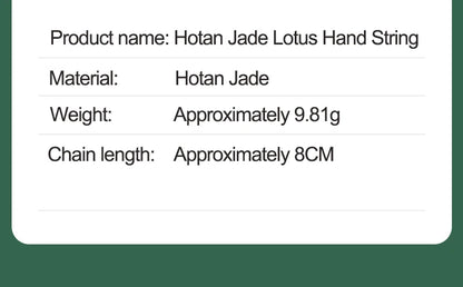 Gold-Plated Lotus Hetian Jade Bracelet – Luxurious Charm