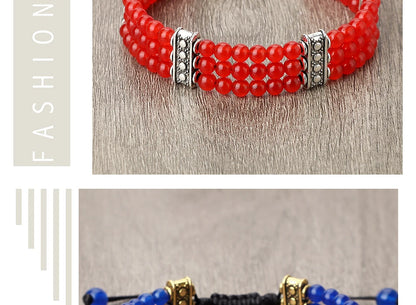 4mm虎眼石三层编织手链｜灵性护身开运手环