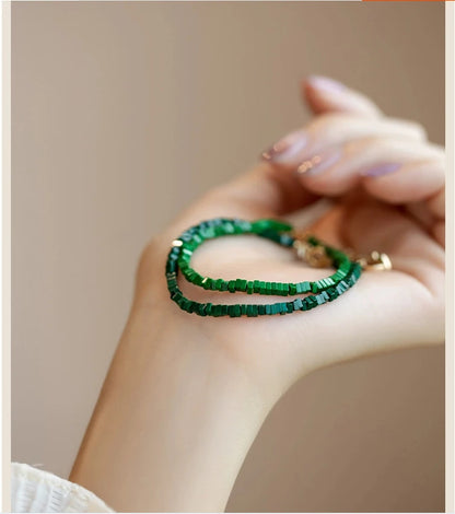 Lapis Lazuli Gem Choker — Small Stone Clavicle Necklace