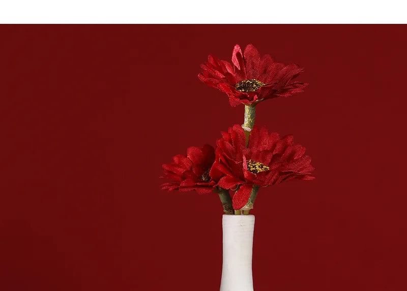 Natural Hetian Jade & Tibetan Silver Stretch Bracelet