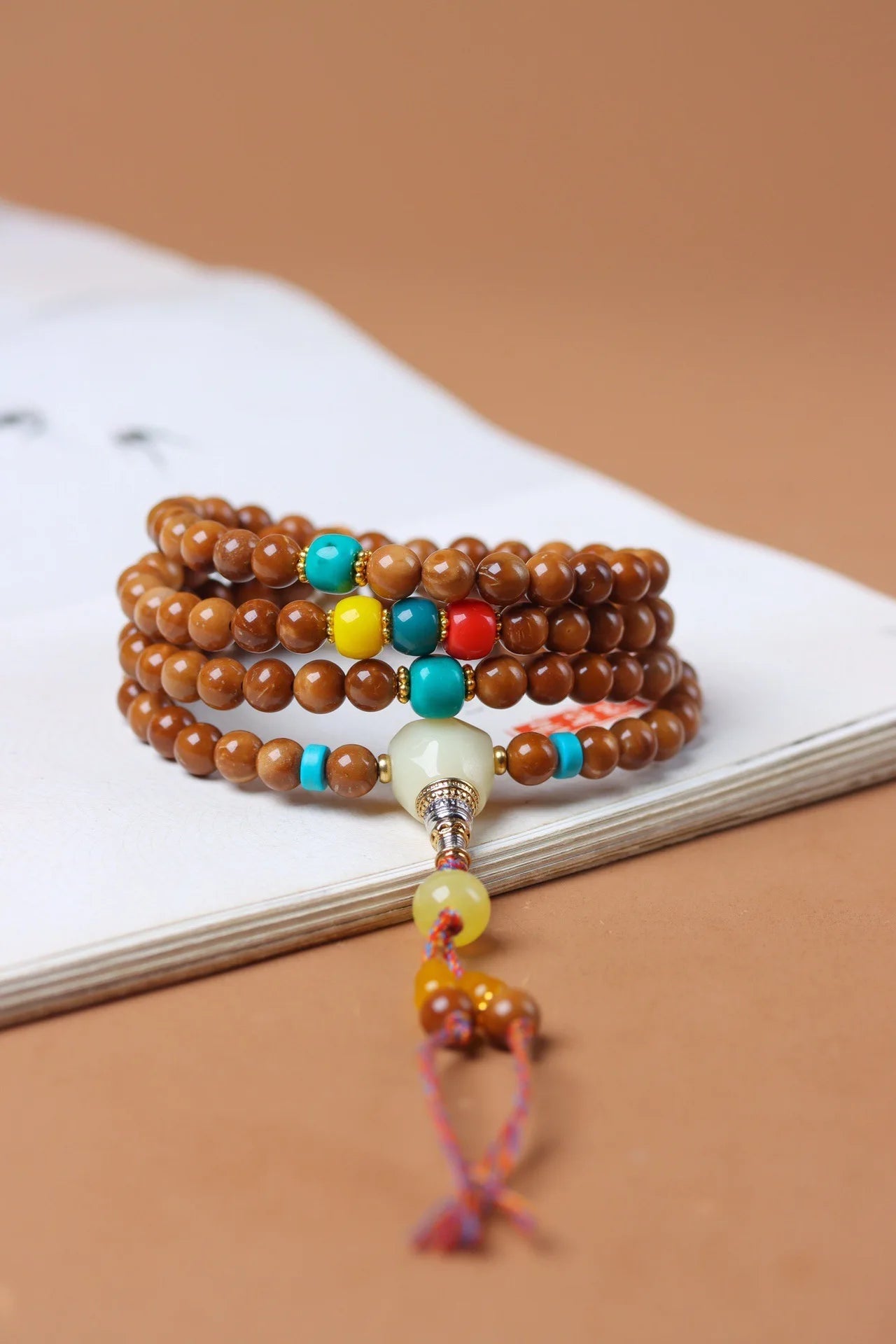 Gobi Bodhi Pearl Prayer Bracelet Desert Talisman